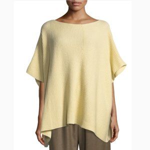 Eskandar $1595 NWT Women Ribbed Knit Square Cashme